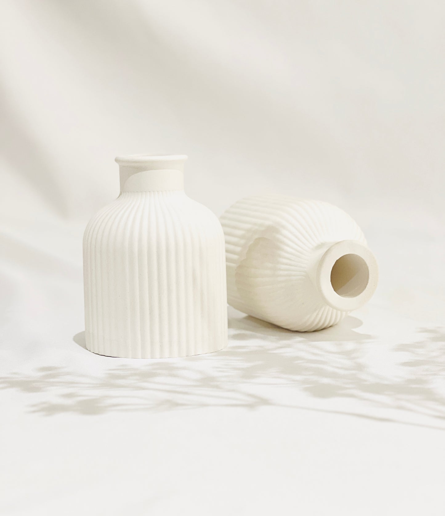 Ribbed Flower Vase